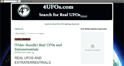 Desktop Screenshot of 4ufos.com
