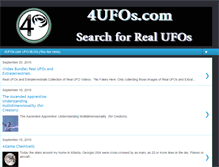 Tablet Screenshot of 4ufos.com